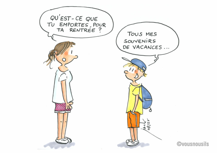 Rentrée des classes : « je viens avec mon été »