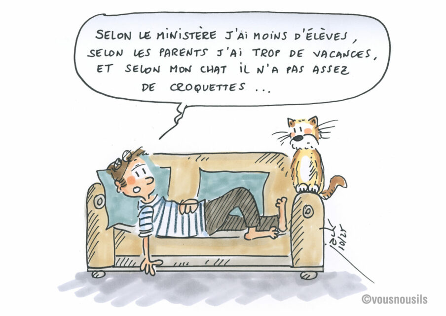 Elèves, vacances, croquettes : pour les profs, le compte n’est pas bon !
