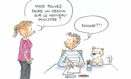Encore un nouveau ministre de l’Education nationale : notre dessinateur devient fou !