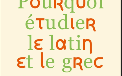 « Il faut sortir de l’idée que le grec et le latin seraient réservés à quelques ‘bons élèves' » (A. Marcolongo)