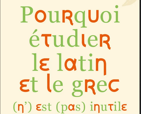 « Il faut sortir de l’idée que le grec et le latin seraient réservés à quelques &lsquo;bons élèves' » (A. Marcolongo)