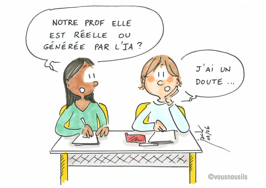 Ma prof est peut-être une IA