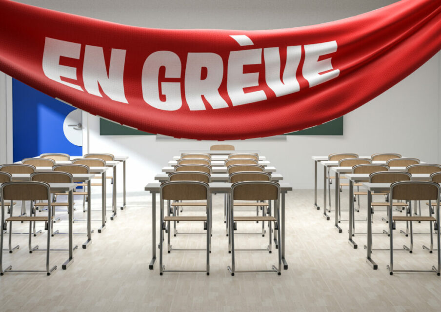 Grève du 31 mars : 1 enseignant sur 10 mobilisé