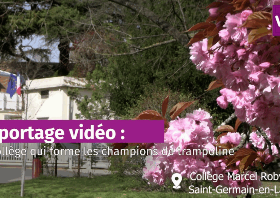 Le collège qui forme les champions de trampoline