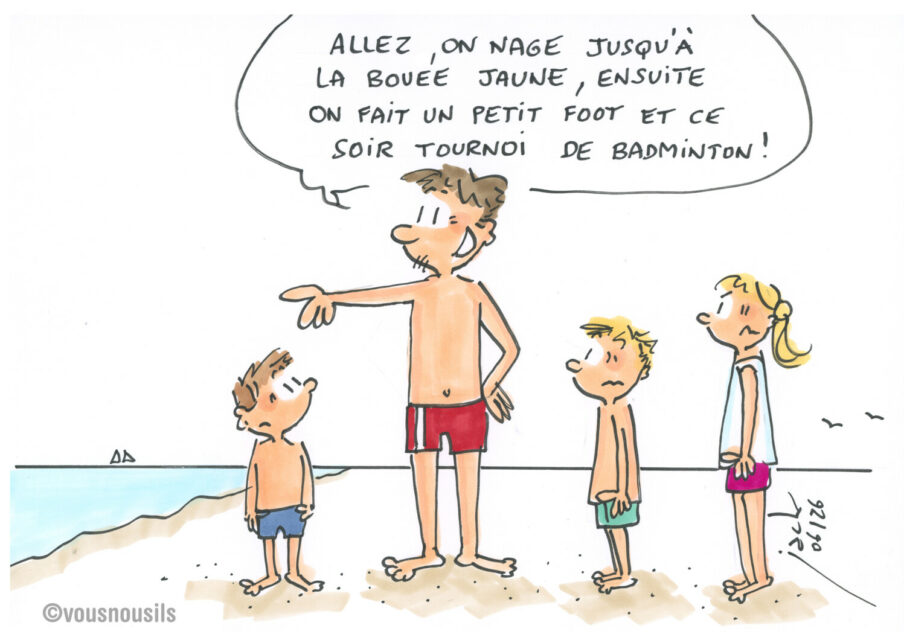 Professeur d&rsquo;EPS : les vacances en famille