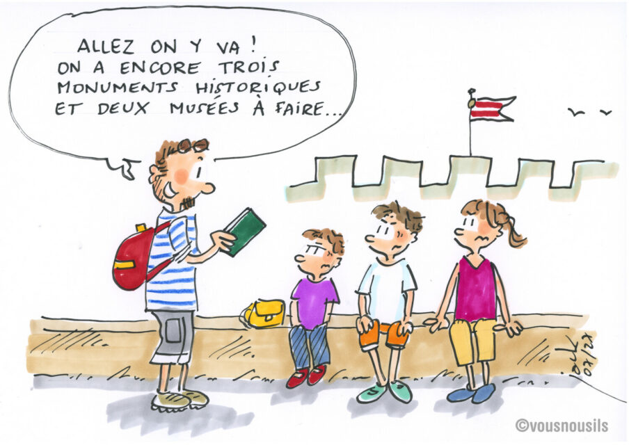 Professeur d&rsquo;histoire-géo : les vacances en famille