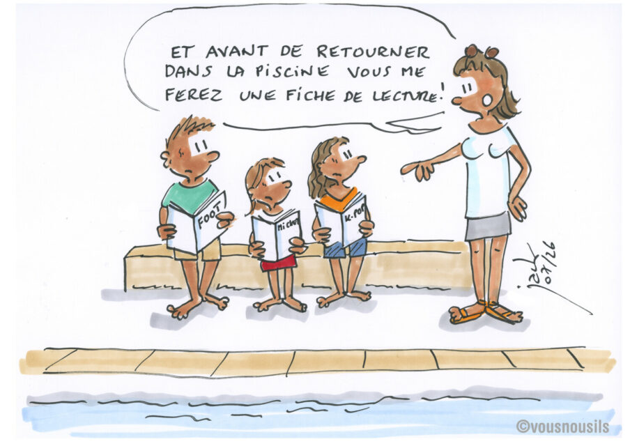 Professeure de français : ses vacances en famille