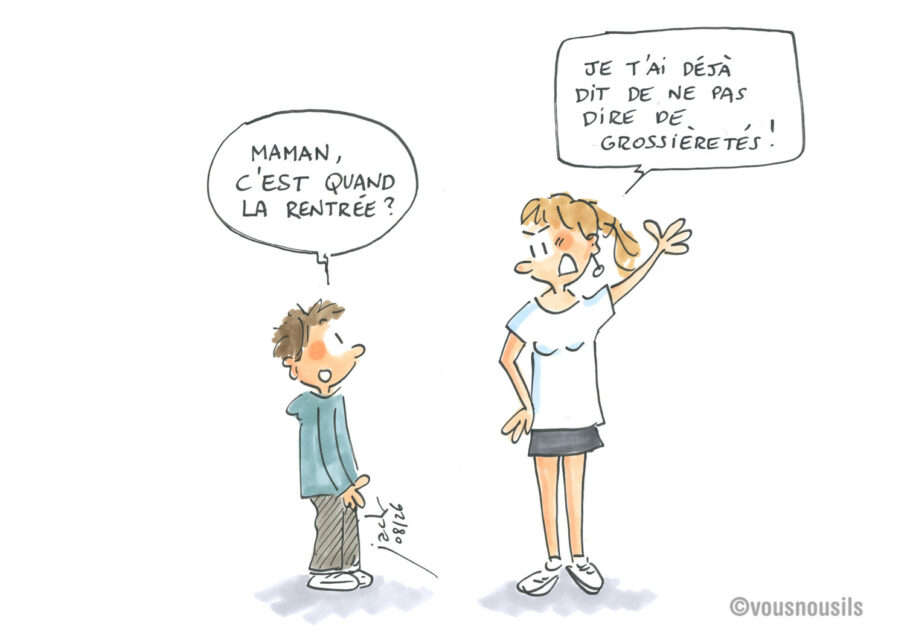 Interdiction de parler de la rentrée !