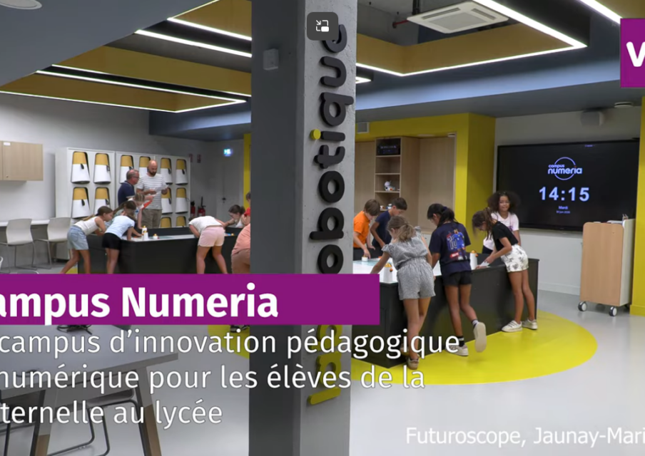 [VIDEO] Découvrez le Campus Numeria, « l&rsquo;école du futur » au Futuroscope